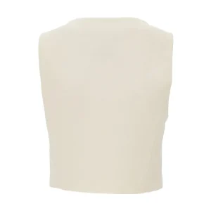Sale Viscose-blend single-breasted vest Jackets