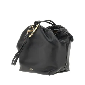 Online VLogo Pouf' nappa leather bag Shoulder Bags