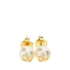 Hot VLogo Signature' earrings with pearls Jewelry And Watches