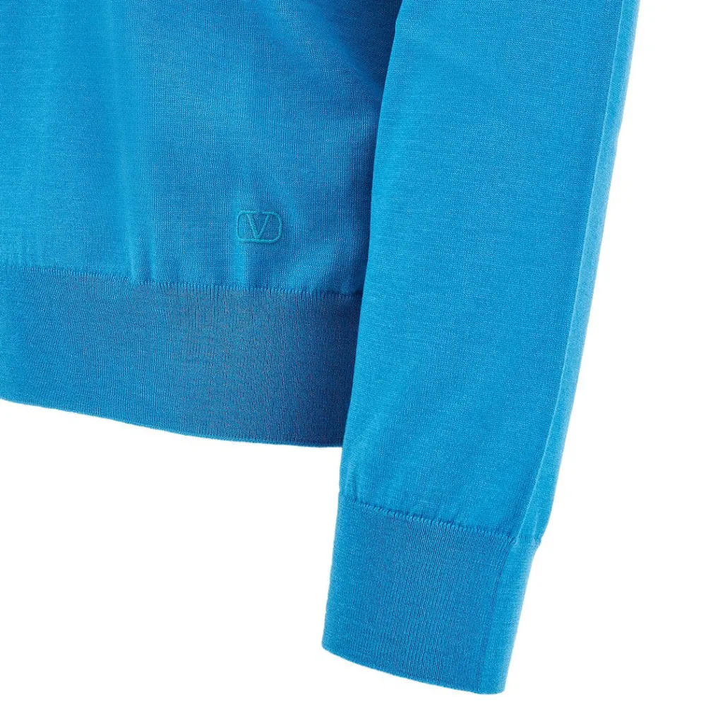 vlogo_signature_embroider_1.webp Online VLogo Signature embroidery turtleneck sweater Knitwear