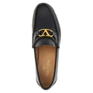 Outlet VLogo Signature' leather loafers Loafers