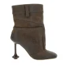 Outlet Waxed suede leather 'Toy' ankle boots Boots And Ankle Boots
