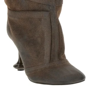 Outlet Waxed suede leather 'Toy' ankle boots Boots And Ankle Boots