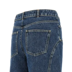 Online Wide leg denim shirts Jeans