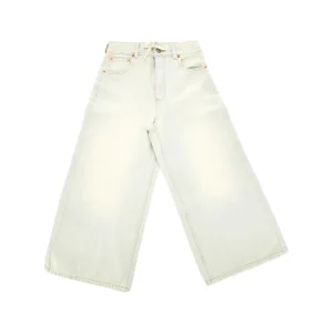 Outlet Wide leg jeans with drawstring Kids Clothing