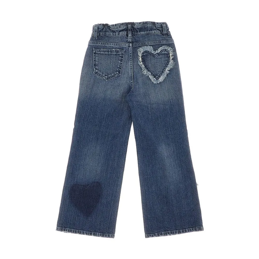 wide_leg_jeans_with_heart_1.webp Outlet Wide leg jeans with heart patch Kids Clothing
