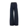 Discount Wide-leg jeans with multicoloured studs Jeans