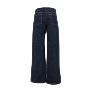 Discount Wide-leg jeans with multicoloured studs Jeans