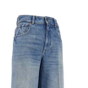 Best Wide-lrg jeans with jacquard hem Jeans
