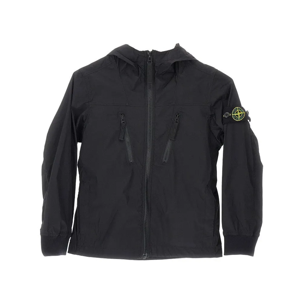 windbreaker_jacket_with_l_0.webp Hot Windbreaker jacket with logo badge Kids/BOY Clothing