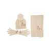 Discount Winted three-piece set with floral embroidery Kids Accessories