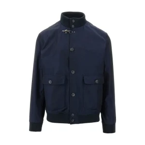 Discount Woo and cotton twill bomber jacket Jackets