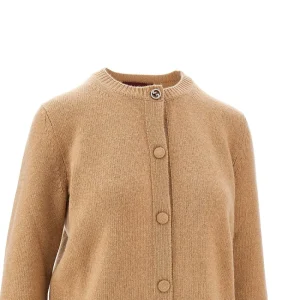 New Wool and cashmere cardigan with crystals trim Knitwear