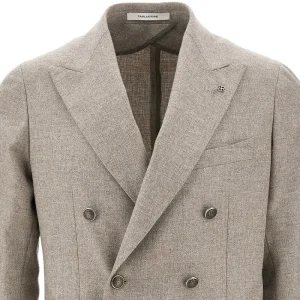 Clearance Wool and cashmere double-breasted blazer Jackets