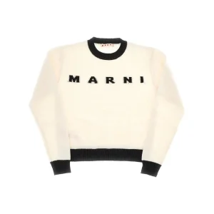 Outlet Wool and cashmere sweater with logo Kids Clothing