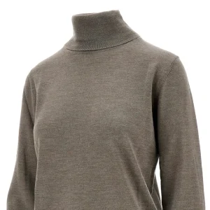 New Wool and silk blend turtleneck sweater Knitwear