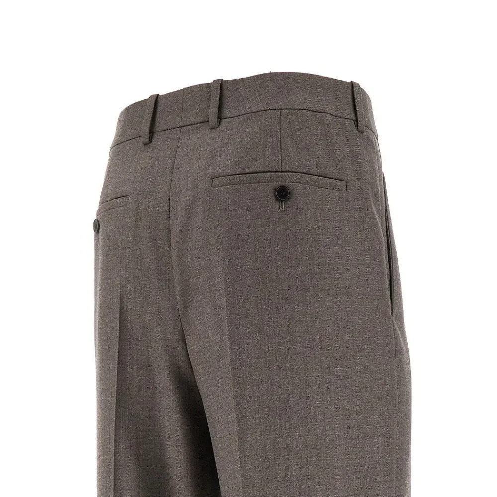 wool_chin_pants_with_dart_3.webp Hot Wool chiné pants with dart Pants And Shorts