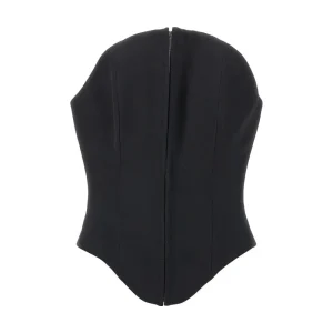 Sale Wool corset with front zip Tops