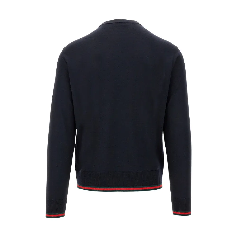 wool_crewneck_sweater_wit_2-1.webp Outlet Wool crewneck sweater with Web motif Knitwear