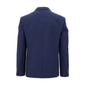 Clearance Wool gabardine single-breasted jacket Jackets