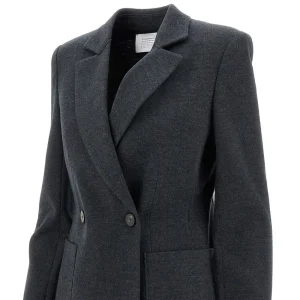 Discount Wool jersey double-brasted jacket Jackets