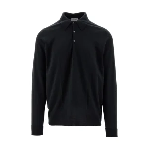 Sale Wool knitted polo shirt Knitwear