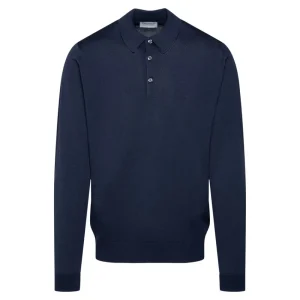 Discount Wool knitted polo shirt Knitwear