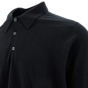 Sale Wool knitted polo shirt Knitwear