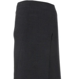 Best Wool midi skirt with split Skirts