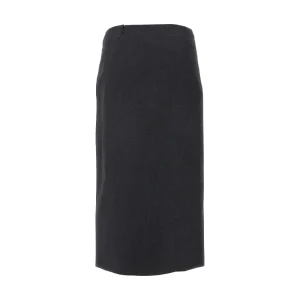 Best Wool midi skirt with split Skirts