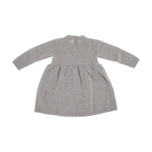 Online Wool mini dress with floral embroidery Kids Clothing