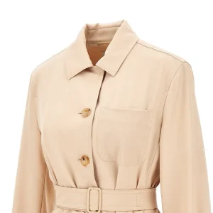 Discount Wool saharienne jacket with belt Jackets