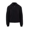 Clearance Wool sweater with zippered oversized neck Knitwear