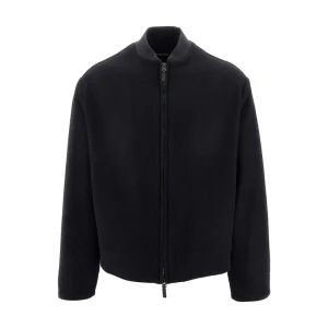 Outlet Wool-blend cloth blouson jacket Jackets