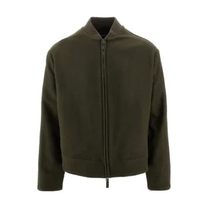Outlet Wool-blend cloth blouson jacket Jackets