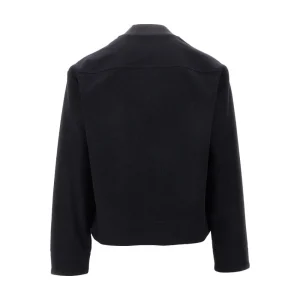 Outlet Wool-blend cloth blouson jacket Jackets