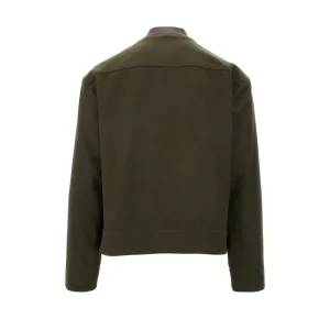 Outlet Wool-blend cloth blouson jacket Jackets
