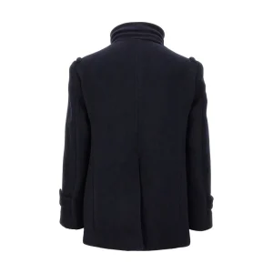 Discount Wool-blend double-breasted peacoat Outerwear