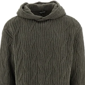 Clearance Wool-blend hooded sweater Knitwear