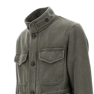 Discount Wool-blend Safari jacket Jackets