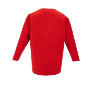 Outlet Wool-blend stiff cardigan Knitwear