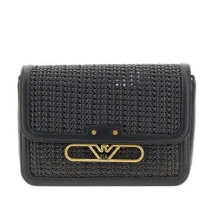 Hot Woven leather bag with chain Shoulder Bags