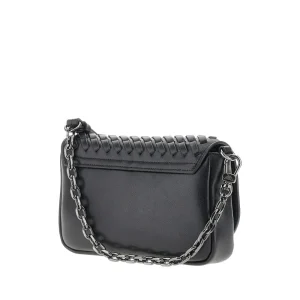 Outlet Woven leather mini bag with chain strap Mini Bags