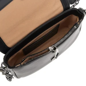 Outlet Woven leather mini bag with chain strap Mini Bags