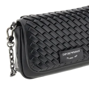 Outlet Woven leather mini bag with chain strap Mini Bags