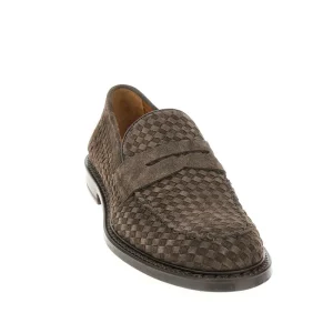 Fashion Woven suede leather loafers Loafers