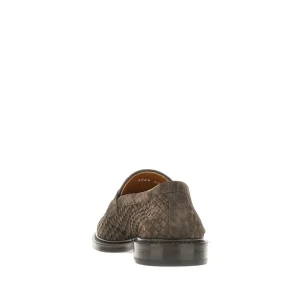 Fashion Woven suede leather loafers Loafers