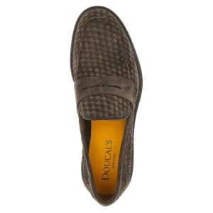 Fashion Woven suede leather loafers Loafers