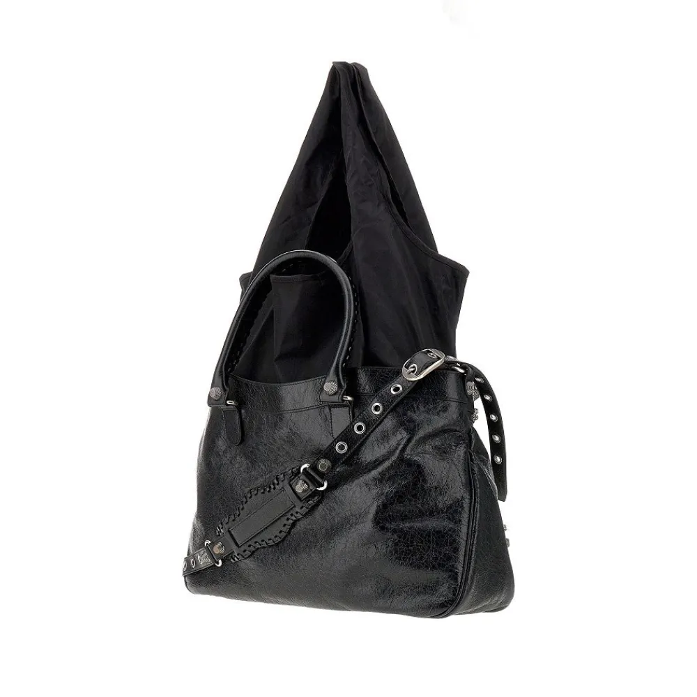 xl_neo_cagole_leather_and_1.webp New XL 'Neo Cagole' leather and nylon tote bag Shoulder Bags