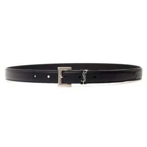 Best YSL detail leather belt Belts